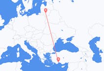 Flyrejser fra Kaunas til Antalya