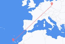Flights from Santa Cruz de La Palma, Spain to Zielona Góra, Poland