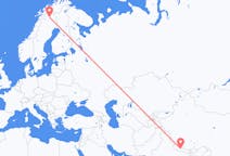 Flyrejser fra Pokhara, Nepal til Kiruna, Sverige