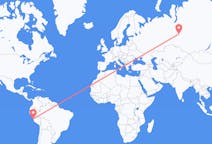 Flights from Lima, Peru to Nizhnevartovsk, Russia