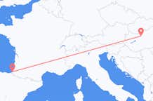 Flyrejser fra Biarritz, Frankrig til Budapest, Ungarn