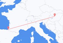 Flights from Biarritz to Budapest