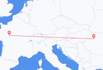 出发地 罗马尼亚克卢日纳波卡目的地 法国图尔的航班