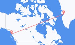 来自美国克奇坎目的地 格陵兰伊卢利萨特的航班