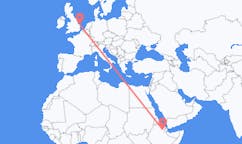 出发地 埃塞俄比亚塞梅拉前往英格兰的諾里奇的航班
