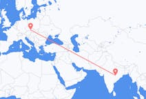Flyg från Raipur, Indien till Brno, Tjeckien