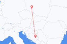Flyreiser fra Wrocław, til Sarajevo