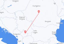 Vluchten van Pristina, Kosovo naar Sibiu, Roemenië