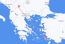 Flyg från Skopje till Kos