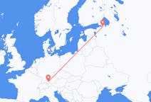 Flights from Saint Petersburg, Russia to Memmingen, Germany