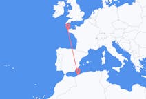 Flyg från Oran, Algeriet till Brest, Frankrike
