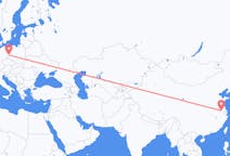 Flyreiser fra Nanjing, Kina til Zielona Góra, Polen