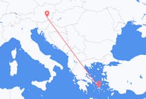 Fly fra Graz til Naxos