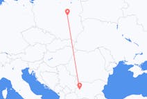 Voli from Sofia, Bulgaria to Varsavia, Polonia
