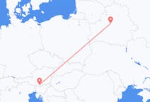 Flights from Klagenfurt, Austria to Minsk, Belarus