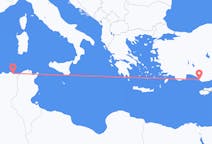 Flyreiser fra Annaba, til Gazipaşa