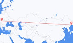 Flyg från Vladivostok till Debrecen