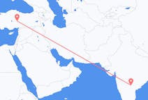 Loty z Hajdarabad (Pakistan), Indie do Kayseri, Turcja