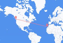 Flyg från Comox, Kanada till Lanzarote, Kanada