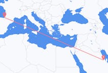 Flights from Hofuf, Saudi Arabia to Biarritz, France