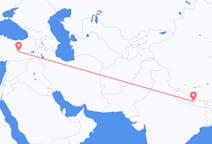 Loty z Katmandu, Nepal do Elaziga, Turcja