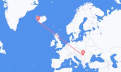 航班从罗马尼亚蒂米什瓦拉市到雷克雅维克市，冰岛塞尔