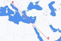 Flights from Sharurah, Saudi Arabia to Rijeka, Croatia