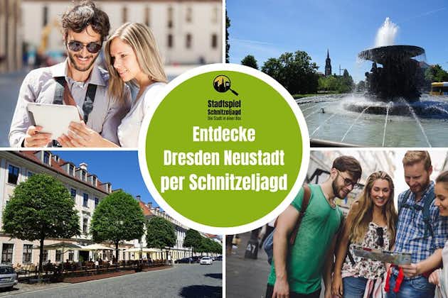 City game scavenger hunt Dresden Neustadt - independent city tour