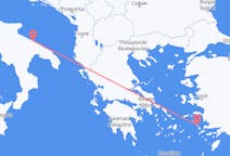 Flights from Bari, Italy to Leros, Greece