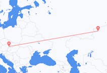 Loty z Kustanaj, Kazachstan do Bratysławy, Słowacja