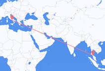 Flyreiser fra Hat Yai, Thailand til Napoli, Italia