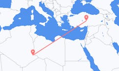 出发地 阿尔及利亚贾奈特目的地 土耳其開塞利的航班
