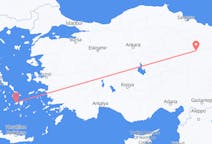 Fly fra Parikia til Sivas