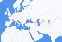 Flyrejser fra Tasjkent, Usbekistan til Marseille, Frankrig