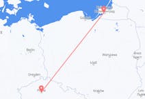 Vols depuis la ville de Kaliningrad vers la ville de Prague