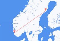 Flyg från Stavanger, Norge till Umeå, Sverige