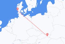 Flights from Košice in Slovakia to Esbjerg in Denmark