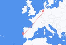 Vluchten van Lissabon, Portugal naar Münster, Duitsland