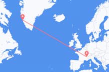 Loty z Chambery we Francji do Nuuka na Grenlandii