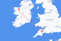 Vluchten van Klop, Ierland naar Exeter, Engeland