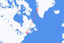 Рейсы из Бостона, Соединенные Штаты в Маниицок, Гренландия