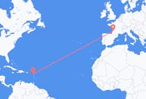 Flights from Antigua, Antigua & Barbuda to Bordeaux, France