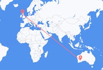 Flyreiser fra Kalgoorlie, Australia, til Glasgow, Australia