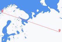 Flyg från Khanty-Mansiysk till Narvik