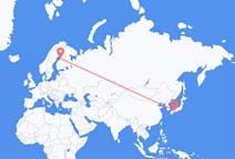 Flights from Takamatsu, Japan to Oulu, Finland