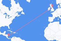 Flights from San Andrés, Colombia to Newcastle upon Tyne, England