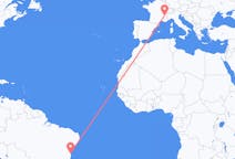 Flyrejser fra Ilhéus, Brasilien til Grenoble, Frankrig