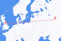 Fly fra Nizjnij Novgorod til Leeds