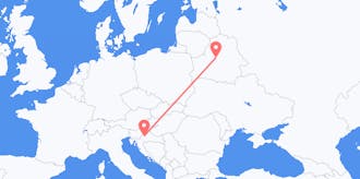 Flights from Belarus to Croatia