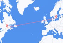 Flyreiser fra Québec, Canada til Kalmar, Sverige